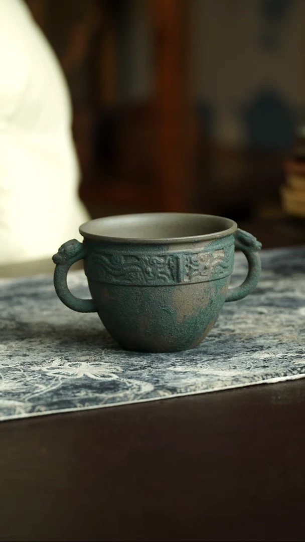 茶杯紫砂61号  宜兴紫砂原矿作品