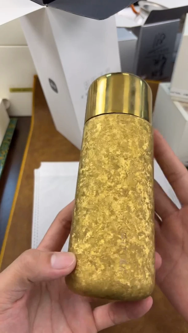 钛器态卓逸纯钛保温杯日照金山