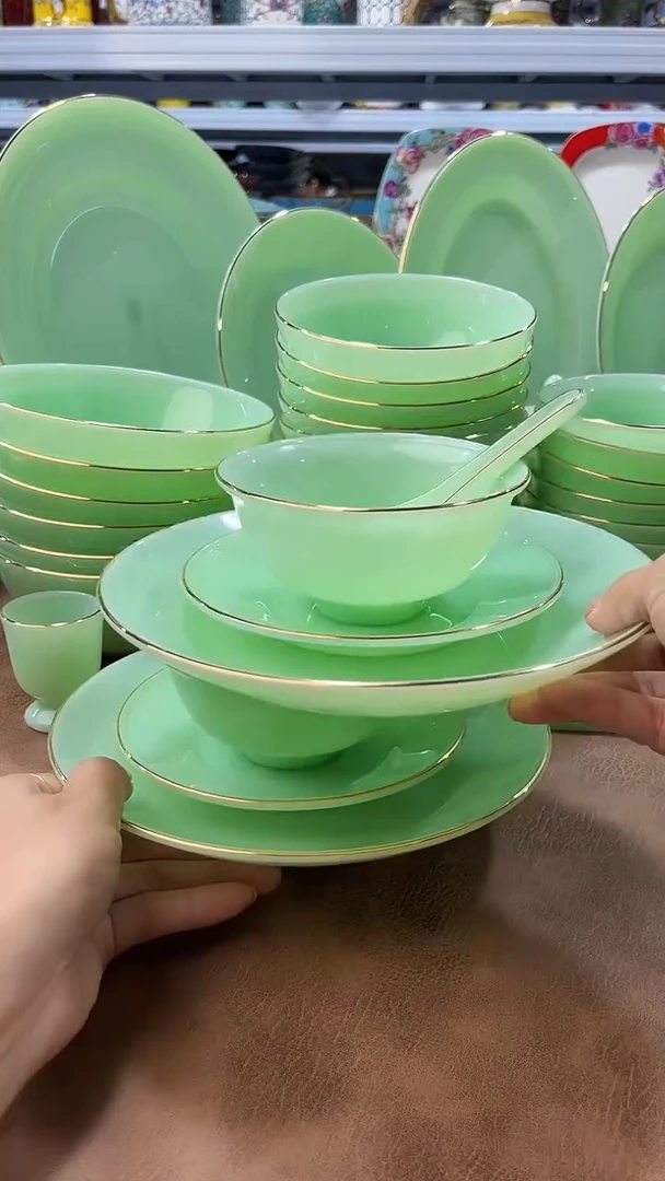 玉瓷四件套2套餐具