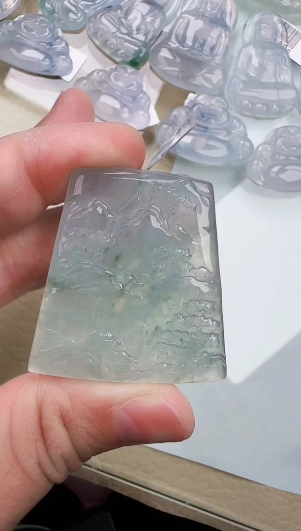 颈饰未镶嵌翡翠缅甸翡翠a货