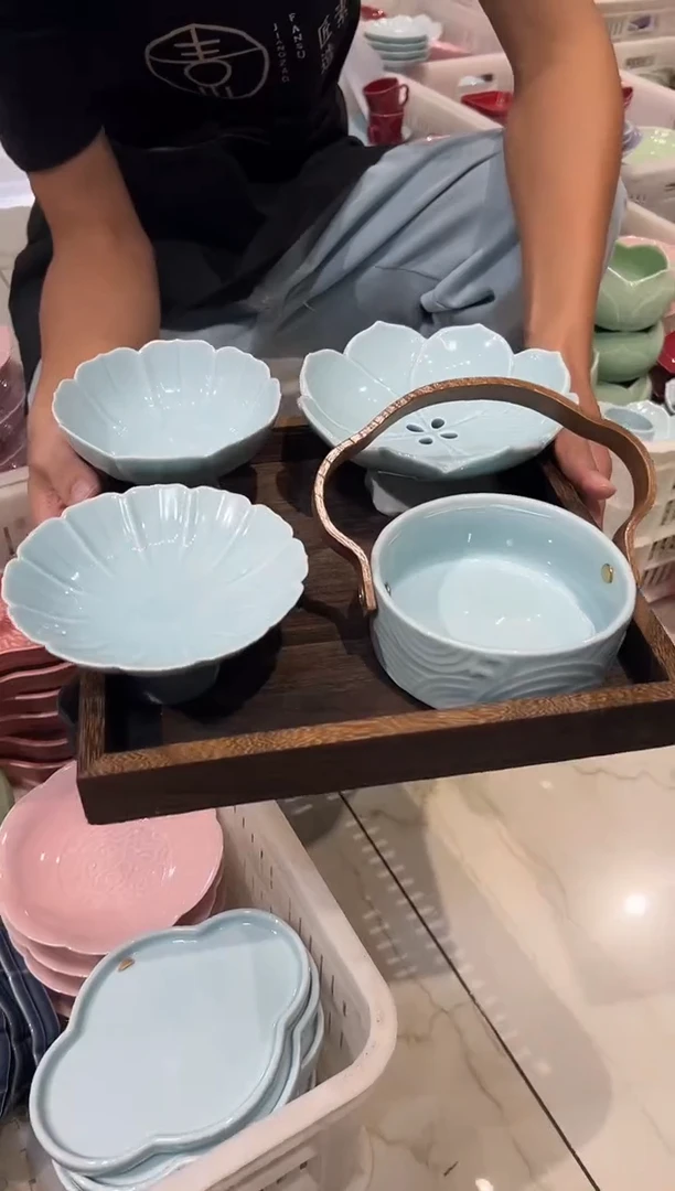 瓷片微瑕商品，介意勿拍 托盘