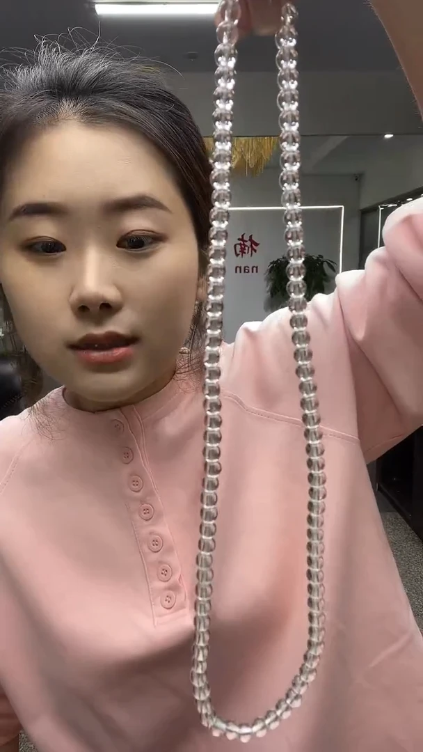 白色多圈圆形卡6手串多样性发货一
