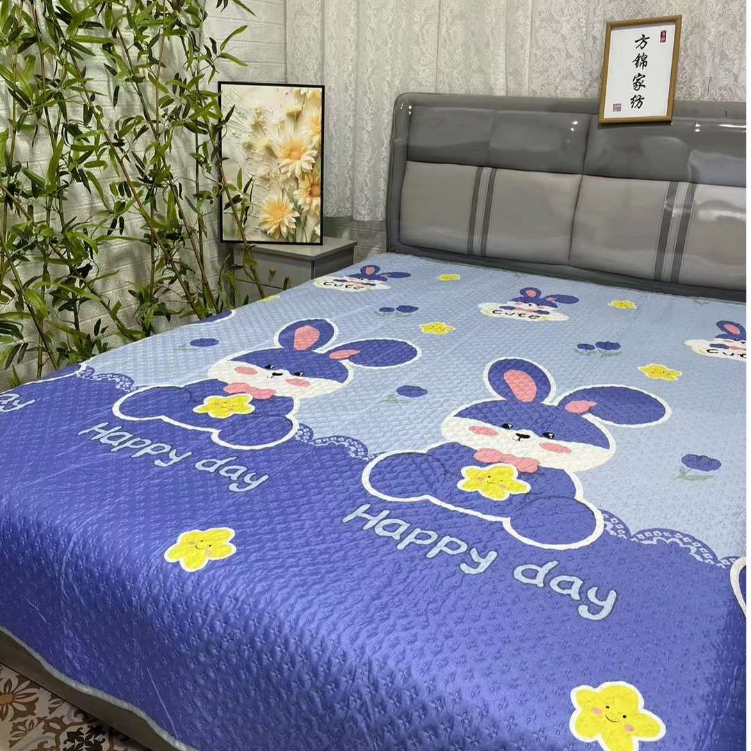 （紫兔）双面四季通用床盖