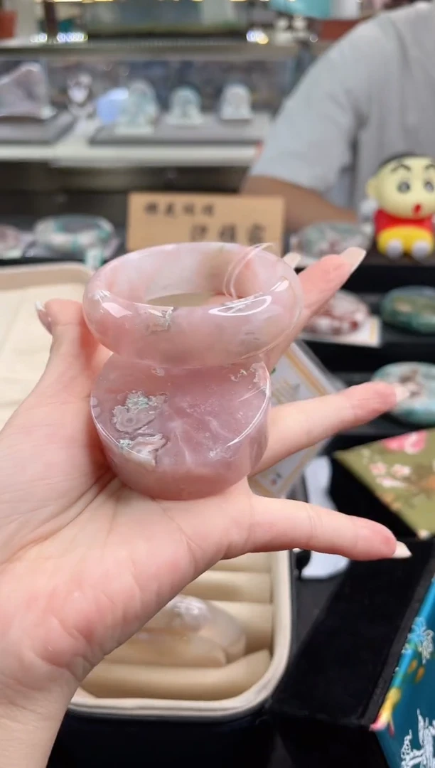 未镶嵌手镯石英质玉53圈口（赠品镯心）3751555
