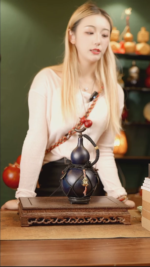 160号精品天然大漆酒葫芦一物一拍~