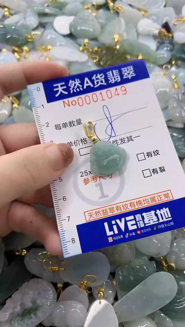 颈饰未镶嵌翡翠天然A货翡翠