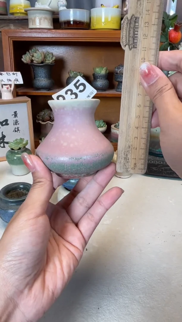 瓷片235知木小芳花盆