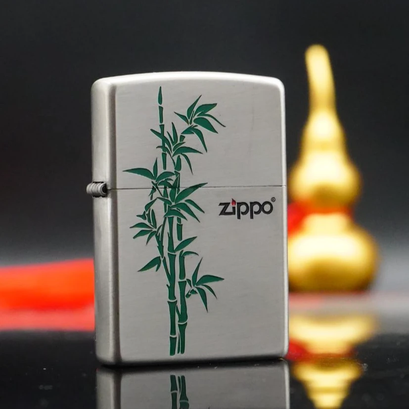 ZIPPO/之宝打火机节节高升常规熏银蚀刻珐琅彩DYJ1