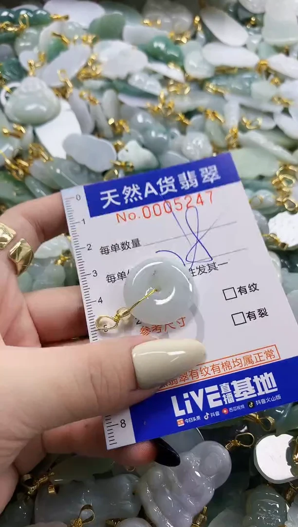 颈饰未镶嵌翡翠天然A货翡翠