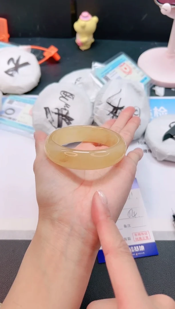 未镶嵌手镯石英质玉22G71-54