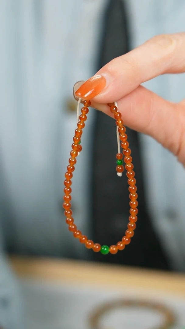 【闪购商品】翡翠手串未镶嵌34-珠串/姿/3