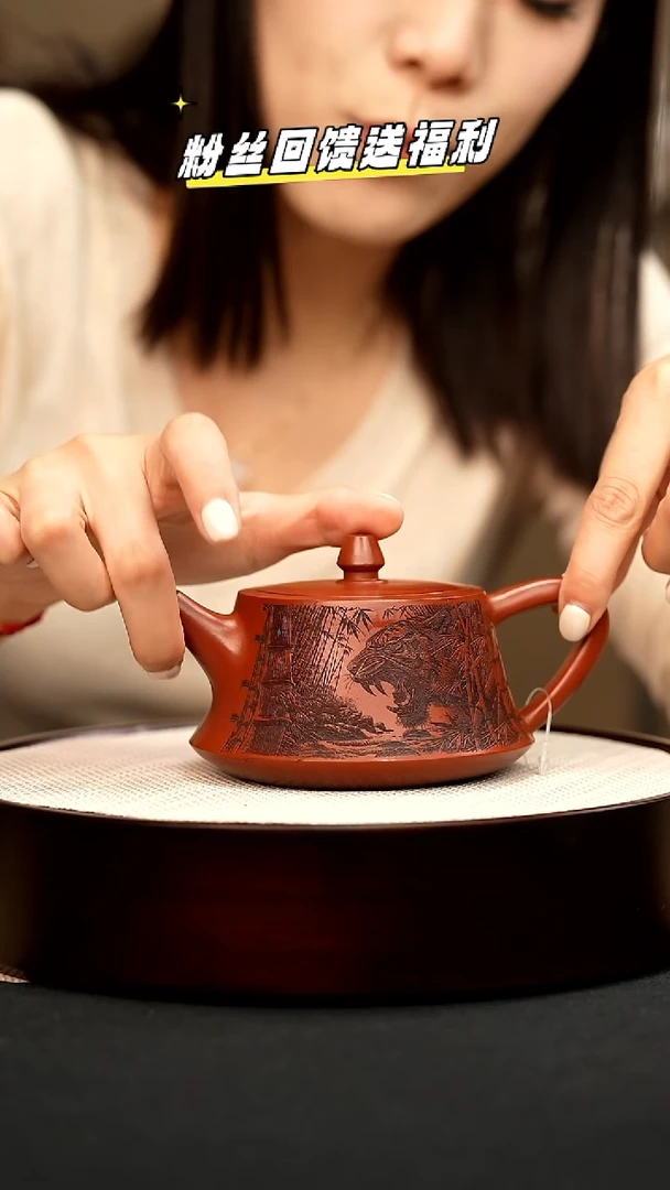 茶壶紫砂21 柱础紫砂壶