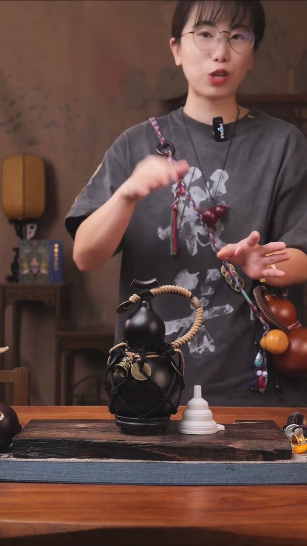 1128号精品大漆葫芦防腐防渗装水茶酒