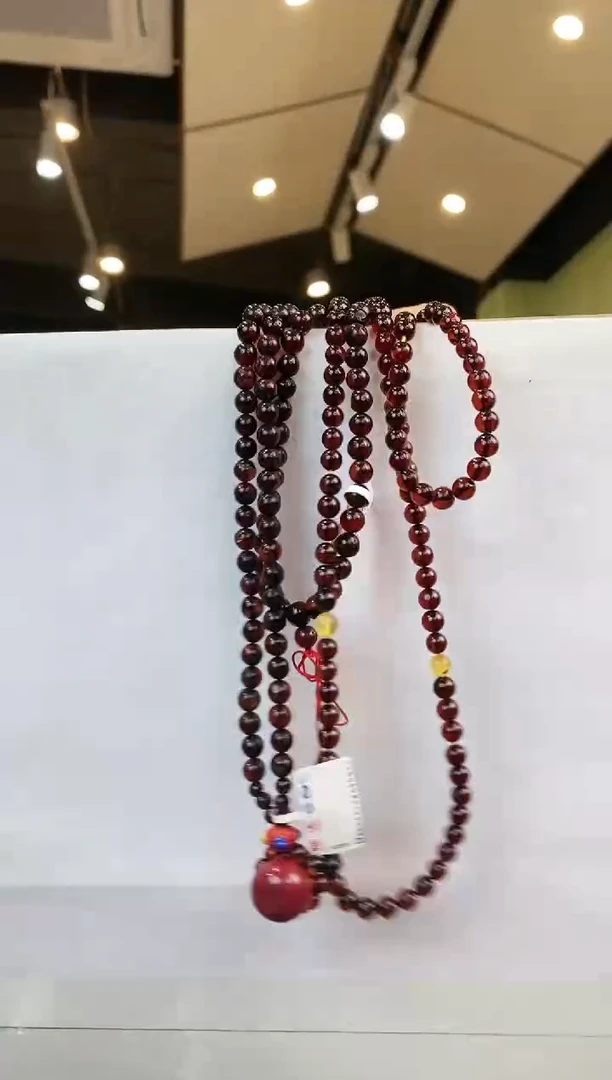 【闪购商品】琥珀颈饰未镶嵌套装2件