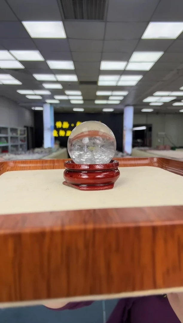 水晶手链未镶嵌白水晶摆件约25mm