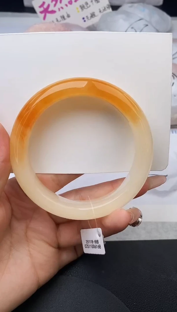 未镶嵌手镯石英质玉w94-HHB64+