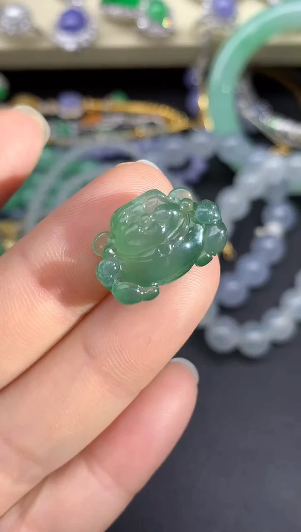 颈饰未镶嵌翡翠90-雪姐翡翠天天见