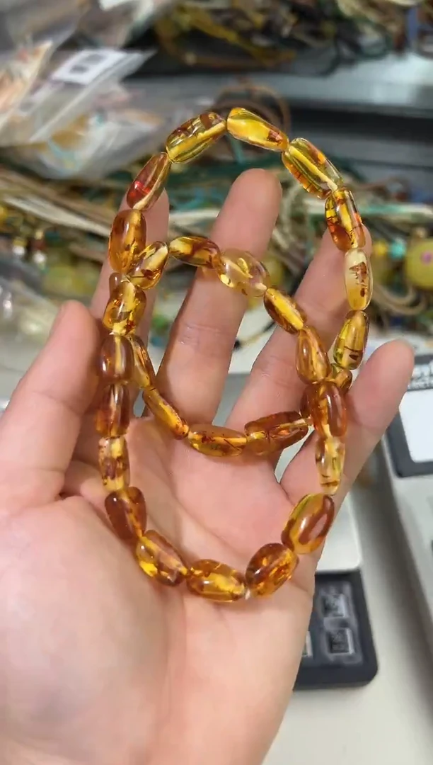 裸石琥珀未镶嵌琥珀蜜蜡手串多样性发一条