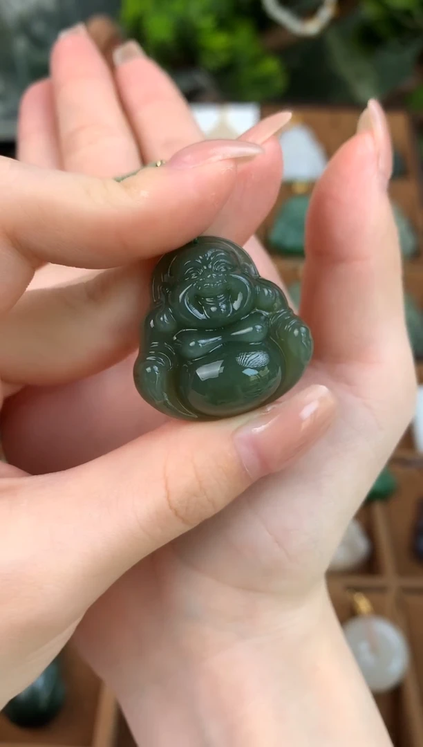 颈饰未镶嵌和田玉吊坠30mm