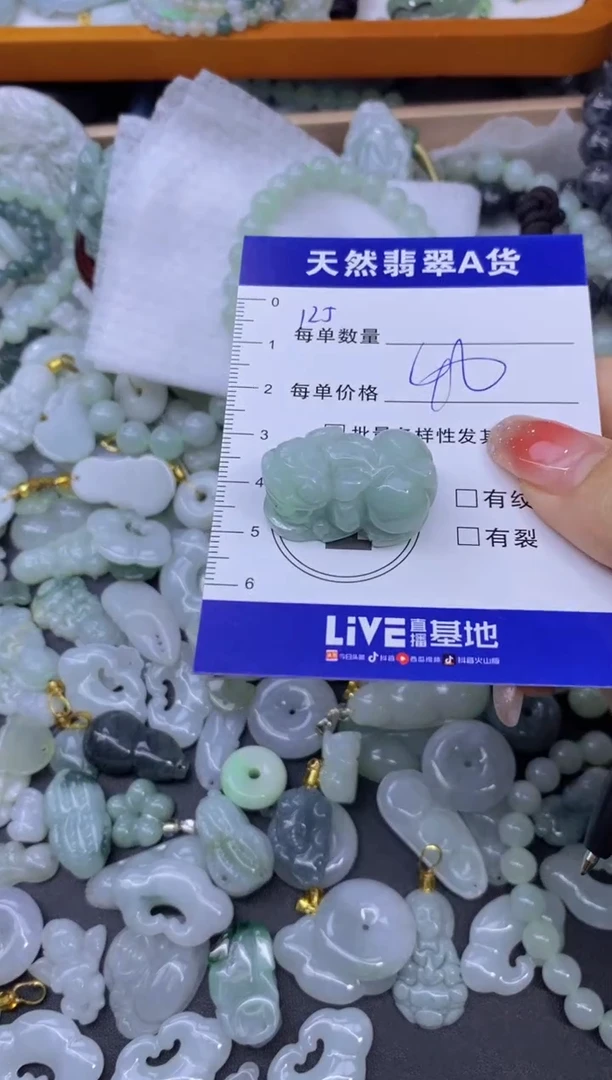 颈饰未镶嵌翡翠天然翡翠A货批量多样性发一件