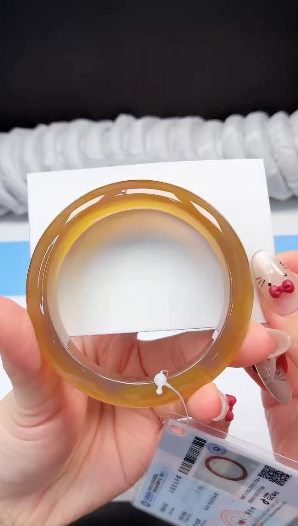 未镶嵌手镯石英质玉43/香槟59.7