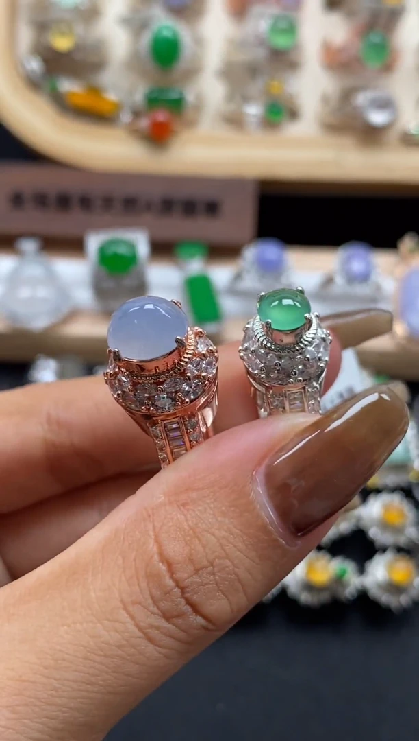 未镶嵌戒指翡翠缅甸天然a货翡翠