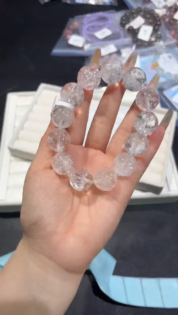 未镶嵌手链水晶12b多样性发其一【1条】默认微瑕17mm