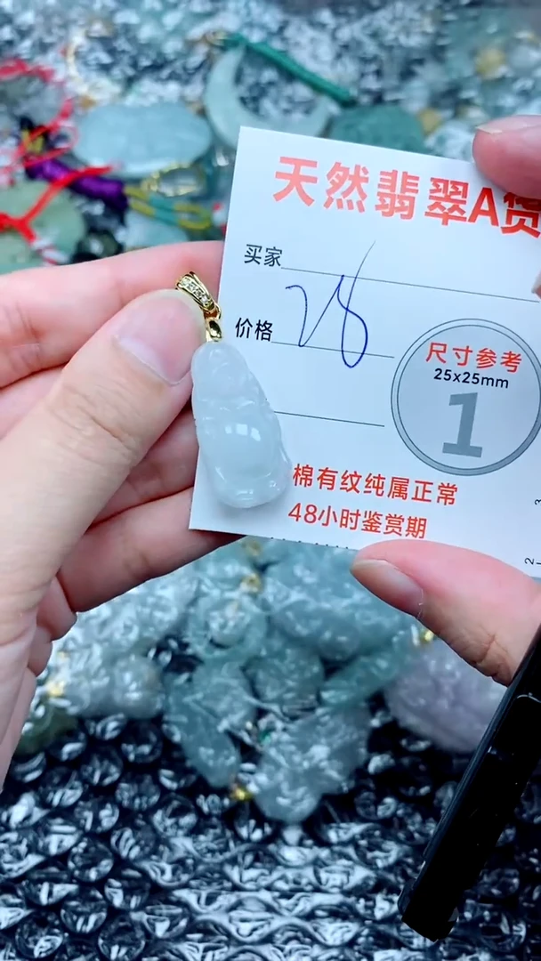 翡翠未镶嵌颈饰114《多样性发货》
