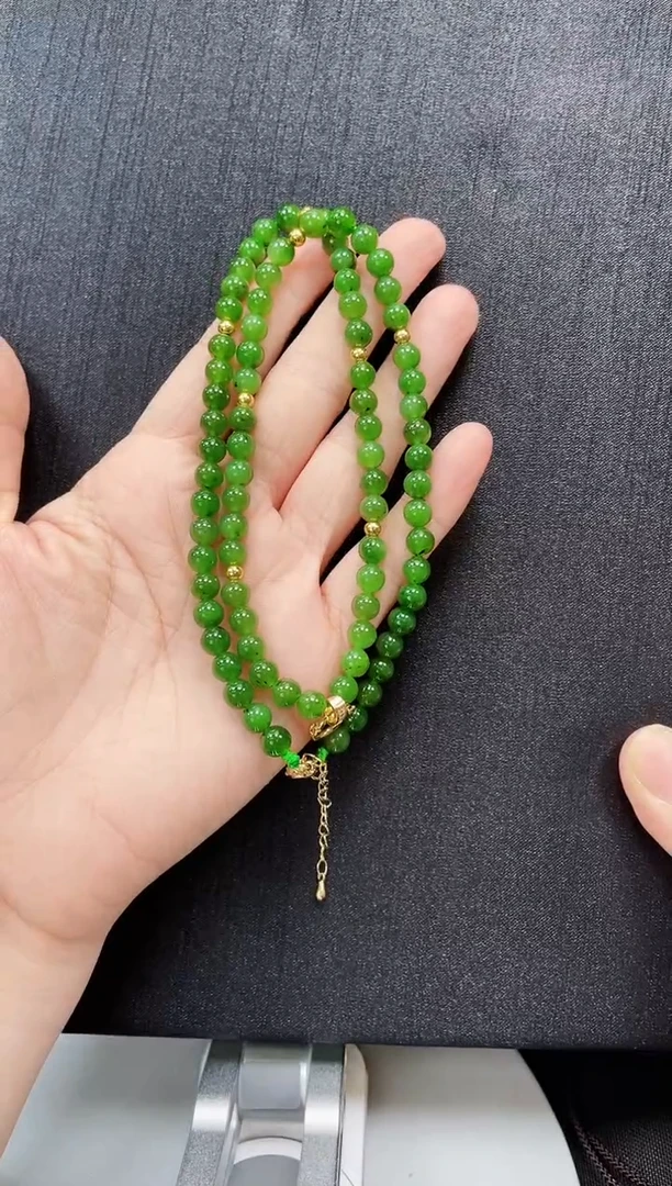 和田玉未镶嵌项链多样性发一