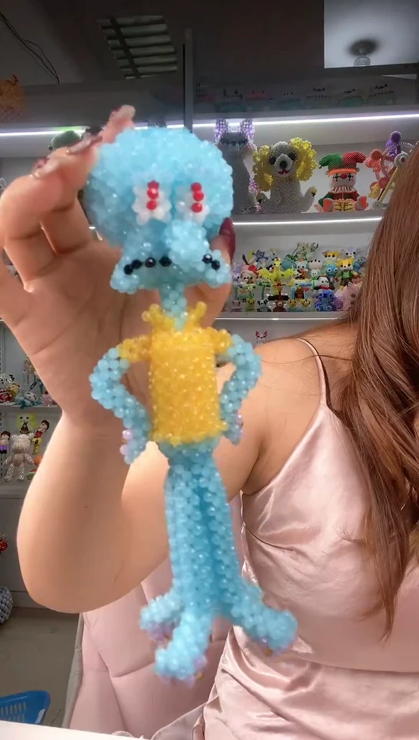 玻璃3017卡2水晶章鱼哥材料包1套摆件