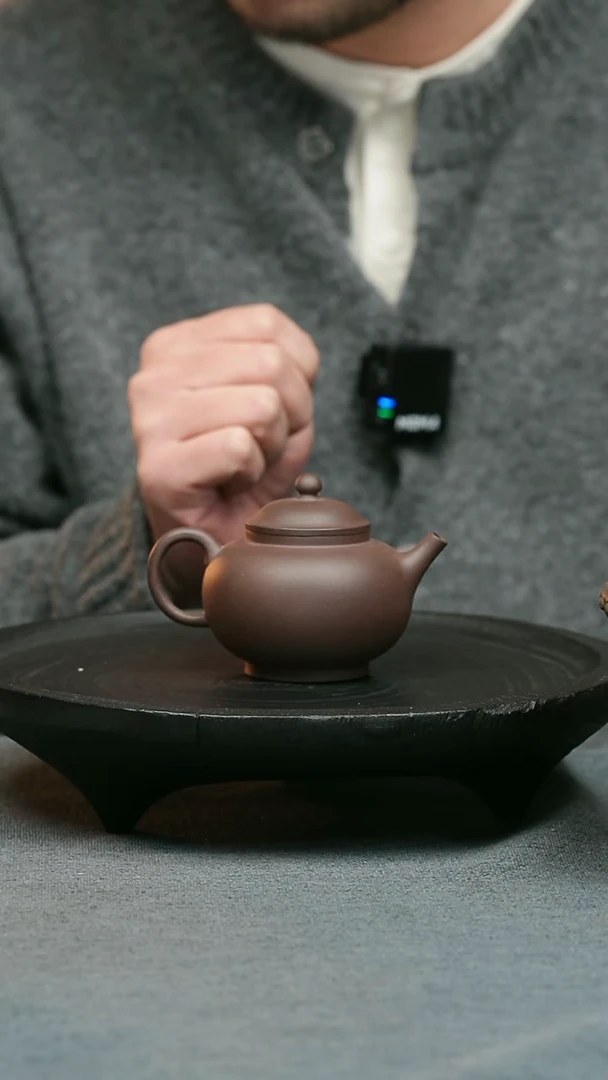 【闪购商品】紫砂茶壶五堂 莲池古式-具轮珠-光