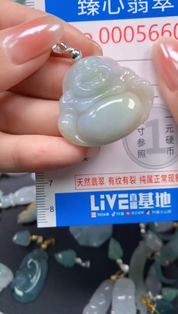 吊坠(不含链)未镶嵌翡翠5660