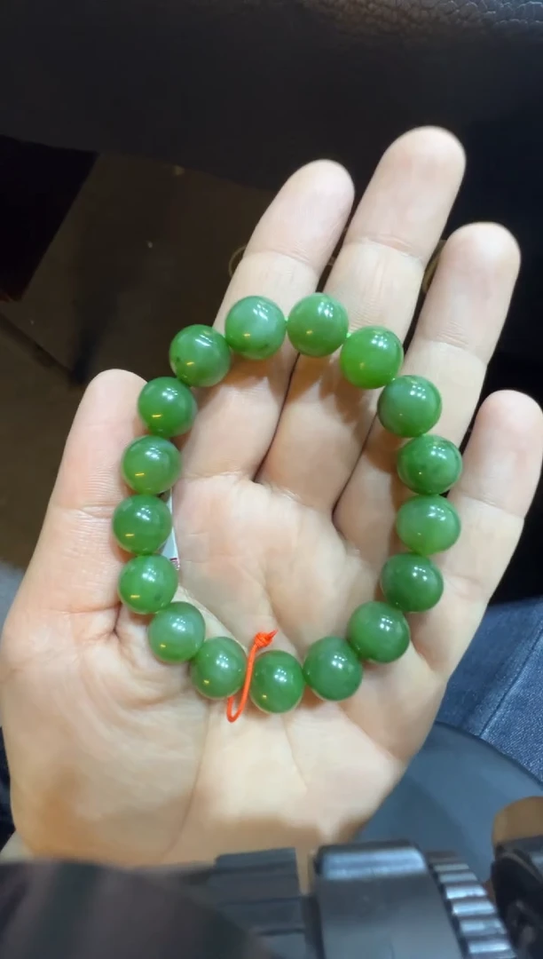 吊坠(赠链)未镶嵌和田玉碧玉手串（产地直发）