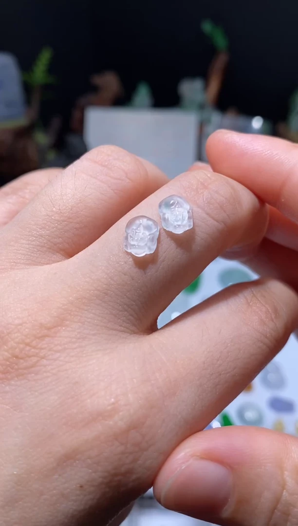 未镶嵌定制翡翠7.8*6.3*3.8