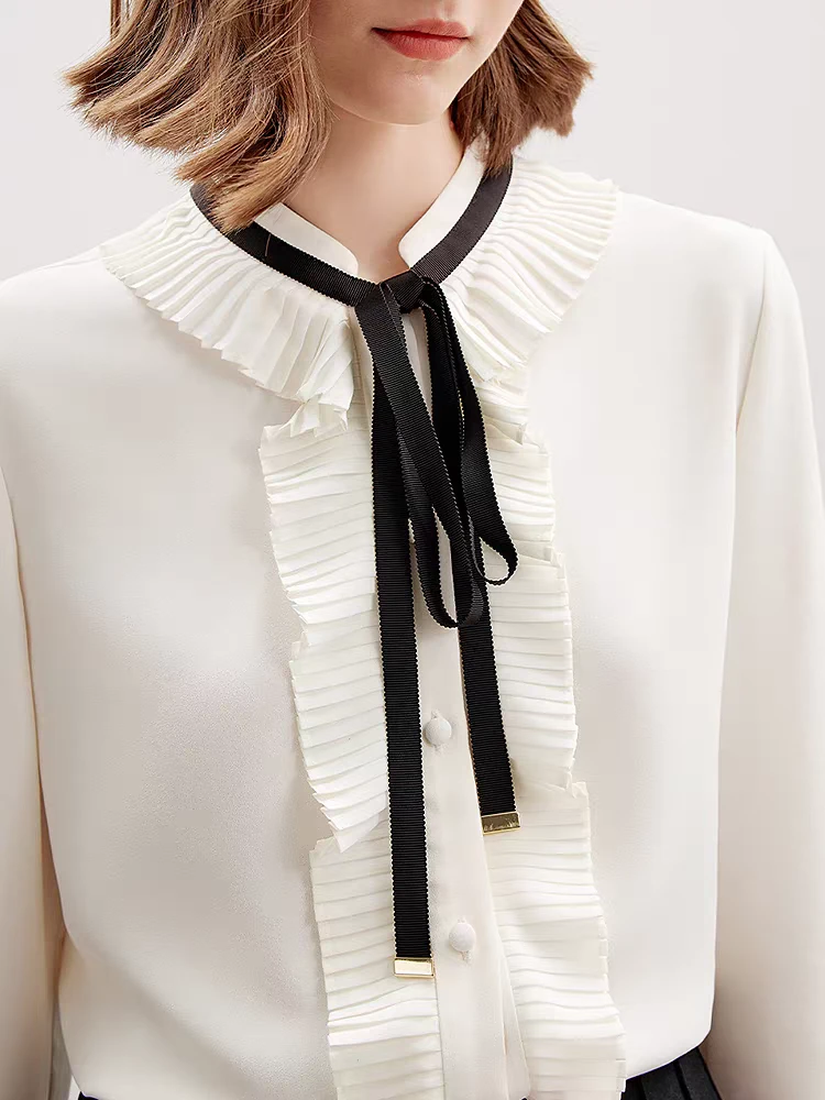 【一眼万年】品牌订单 秋季新款气质内搭衬衣