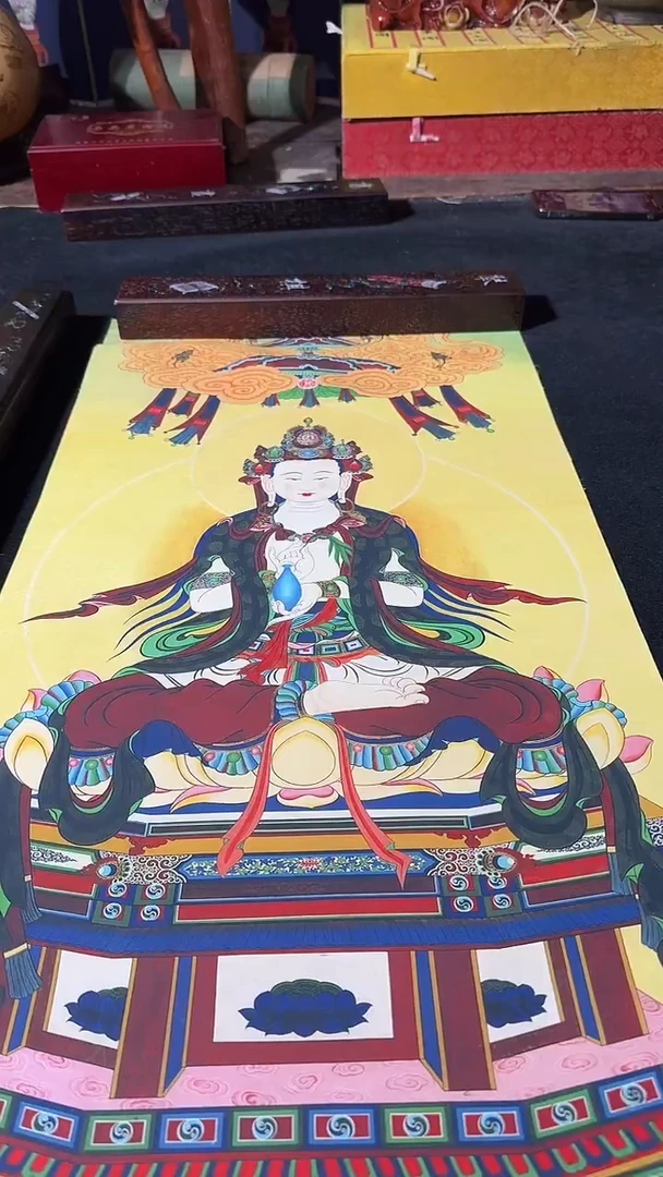 卷轴画藏式珍藏彩绘艺术馆109