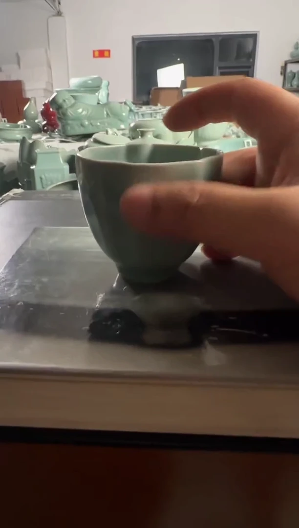 汝瓷平顶山汝瓷产品   六方杯