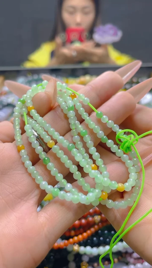 颈饰未镶嵌翡翠3MM