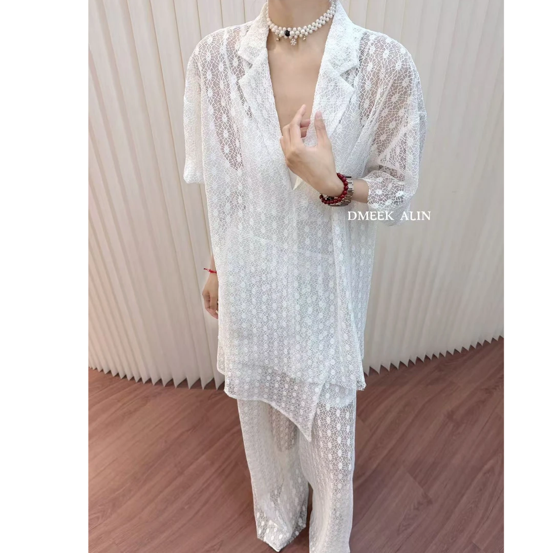 【XILIN ALIN  素蕾】设计感镂空轻奢百搭蕾丝法式夏季