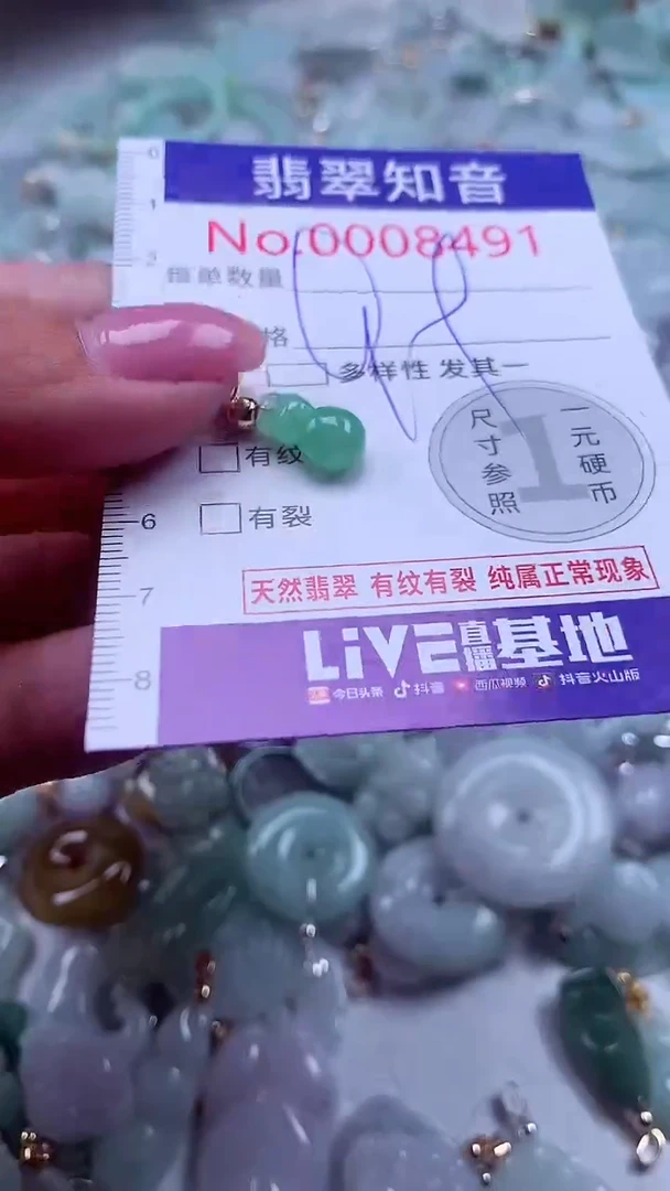 颈饰未镶嵌翡翠8491