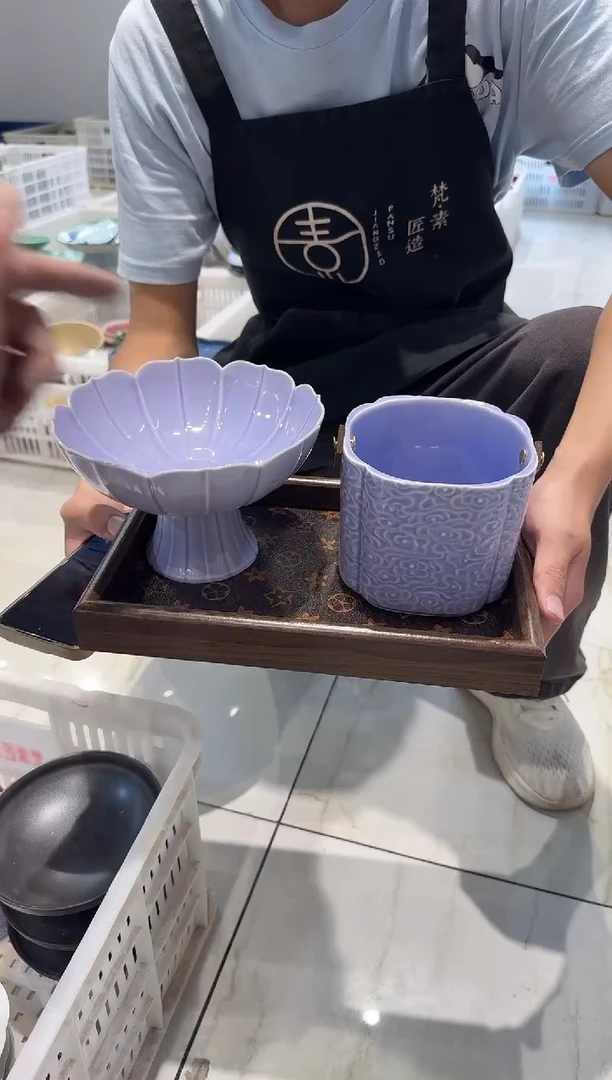 瓷片微瑕商品，介意勿拍-托盘