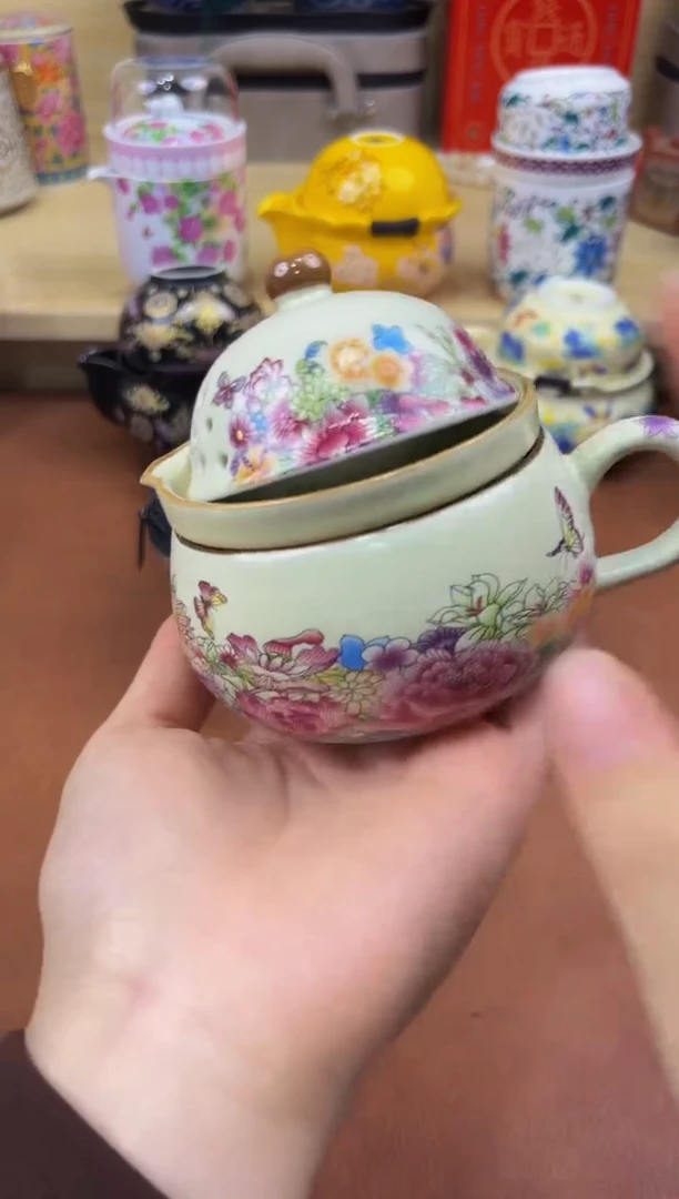 陶陶瓷茶具摆件旅行套组