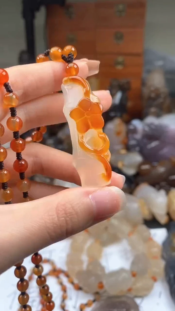 【闪购商品】玛瑙/玉髓颈饰未镶嵌AA