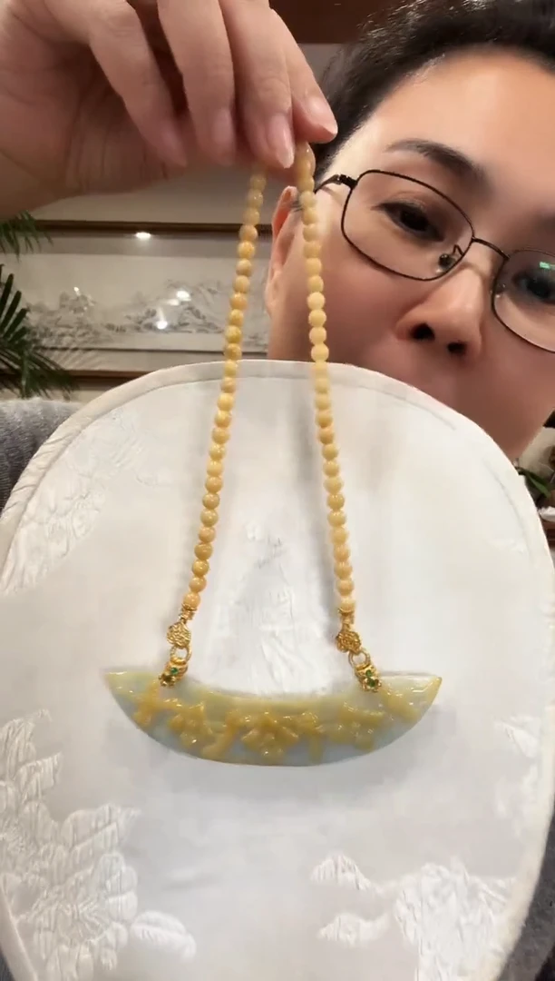 颈饰未镶嵌翡翠国风