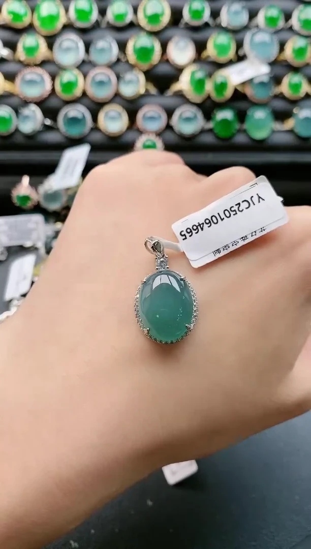 【闪购商品】翡翠戒指银S925镶嵌111111