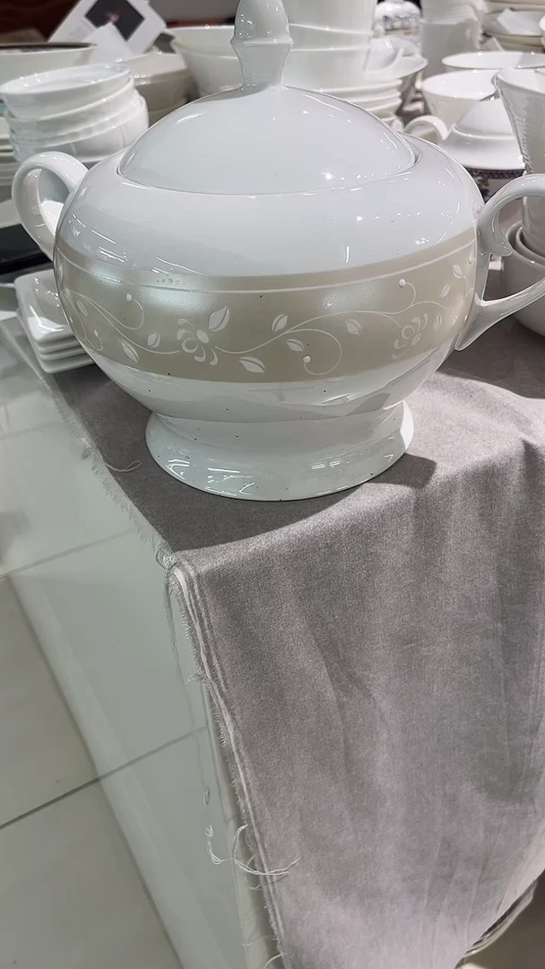 瓷荣华富贵品锅隆达骨瓷