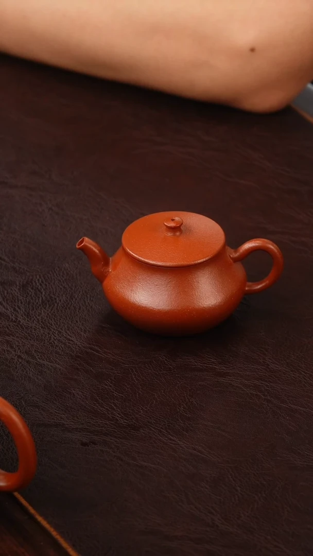 茶壶紫砂暴****兴红降坡灵隐100cc