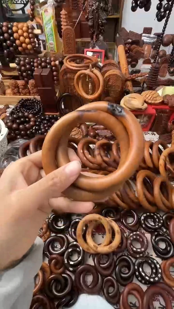 枣木乾坤圈桃70圈口一物一拍