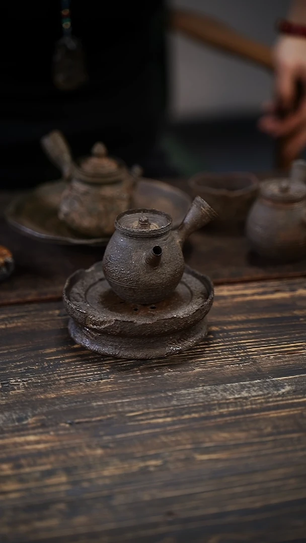 全手工制作 南蛮侧把壶