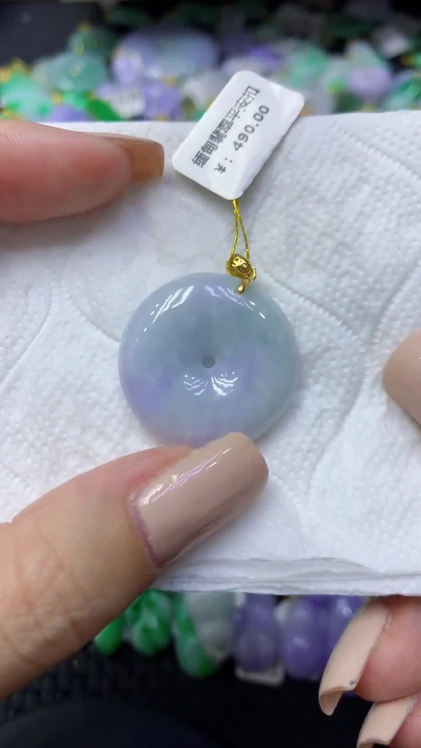 颈饰未镶嵌翡翠天然缅甸翡翠A货